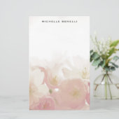 Modern Minimalistisch Professioneel Bloemontwerp Briefpapier (Staand voorkant)