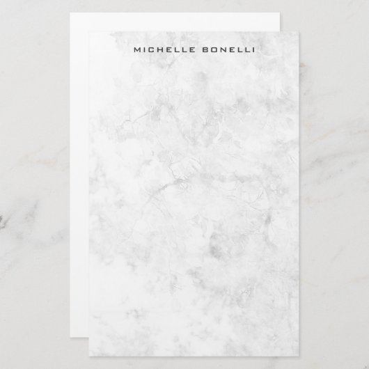 Modern Minimalistisch Professioneel Design Eenvoud Briefpapier (Voorkant / Achterkant)