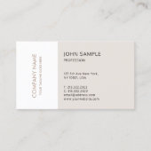 Modern minimalistisch professioneel design elegant visitekaartje (Voorkant)