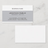 Modern minimalistisch professioneel design visitekaartje (Voorkant / Achterkant)