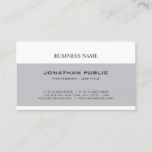 Modern minimalistisch professioneel design visitekaartje (Voorkant)