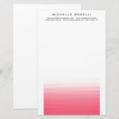 Modern Minimalistisch Professioneel Eenvoudig Briefpapier (Voorkant / Achterkant)