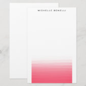 Modern Minimalistisch Professioneel Eenvoudig Briefpapier (Voorkant / Achterkant)