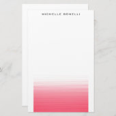 Modern Minimalistisch Professioneel Eenvoudig Zake Briefpapier (Voorkant / Achterkant)