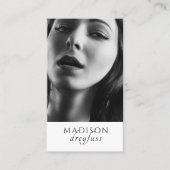 Modern minimalistisch professioneel foto Visitekaa Visitekaartje (Voorkant)