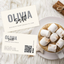 Modern minimalistisch professioneel gewoon Visitek