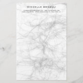 Modern minimalistisch professioneel grijs design briefpapier (Voorkant)