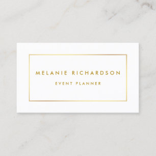 Modern minimalistisch professioneel legant Gold-Li Visitekaartje