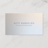 Modern Minimalistisch Professioneel Lichtgevend Zi Visitekaartje (Voorkant)