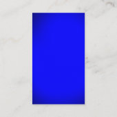 Modern minimalistisch professioneel platenblauw visitekaartje (Achterkant)