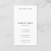 Modern minimalistisch professioneel visitekaartje (Voorkant)