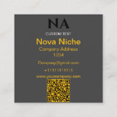 Modern minimalistisch professioneel Visitekaartje (Achterkant)