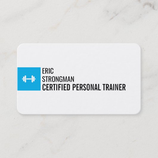 Modern minimalistisch professioneel wit afgerond visitekaartje (Voorkant)