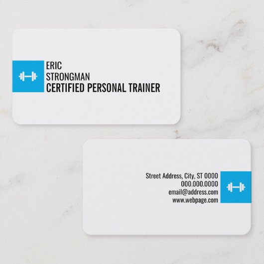 Modern minimalistisch professioneel wit afgerond visitekaartje (Voorkant / Achterkant)