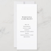 Modern minimalistisch programma voor zwart-witbrui (Voorkant)