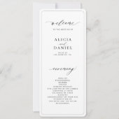 Modern minimalistisch programma voor zwarte en wit (Voorkant)