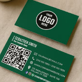 Modern minimalistisch QR-code Visitekaartje - Groe