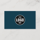Modern minimalistisch QR-code Visitekaartje - Zwar (Achterkant)
