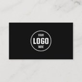 Modern minimalistisch QR-code Visitekaartje - Zwar (Achterkant)