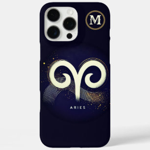 Modern Minimalistisch Ram Symbool iPhone 16 Pro Max Hoesje