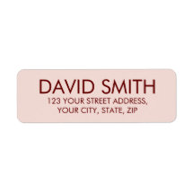 modern minimalistisch retouradres