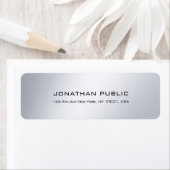 Modern minimalistisch retouradreslabel etiket (Insitu)