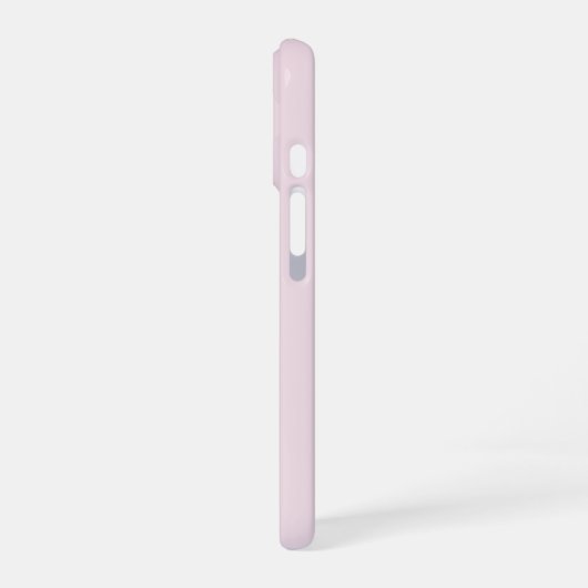 Modern minimalistisch roze gouden Initiaal monogra iPhone 16 Hoesje (Linkerkant)