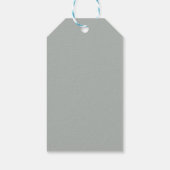 Modern minimalistisch Sage Green Wedding Label Cadeaulabel (Achterkant)