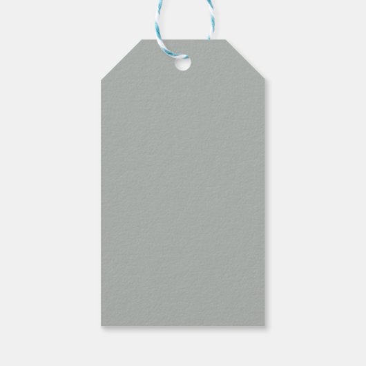 Modern minimalistisch Sage Green Wedding Label Cadeaulabel (Achterkant)