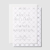 Modern minimalistisch Save the Date Vellum Uitnodigingen (Offset (Uitnodiging))