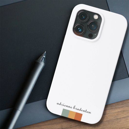 Modern Minimalistisch Schattige Bright Colourblock Case-Mate iPhone Case