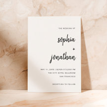 Modern Minimalistisch Schrift | Trouwen