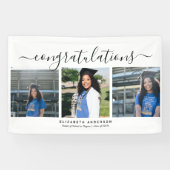 Modern minimalistisch script 3 Fotogradatie Partij Spandoek (Horizontaal)