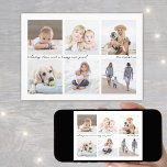 Modern minimalistisch script 6 fotocollage kerst feestdagenkaart<br><div class="desc">Deel de eenvoudige geneugten van de feestdagen en 6 van uw favoriete afbeeldingen met de moderne minimalistische fotocollage "feestvreugde en een gelukkig nieuwjaar" kaarten. Alle tekst op deze sjabloon Prettige feestdagen kan worden gepersonaliseerd met elke formulering, zoals Vrolijk kerstfeest, Seizoenen, Groeten, Vrolijke wensen, enz. Het eenvoudige zwart-wit rasterontwerp heeft stijlvolle...</div>