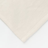 Modern minimalistisch script aangepaste bruiloft fleece deken (Hoek)