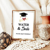 Modern Minimalistisch Script Afstuderen Drink Part Poster