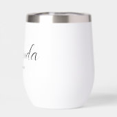 Modern minimalistisch script Bachelorette Bridesma (Achterkant)