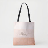 Modern Minimalistisch Script Bachelorette & Bruids Tote Bag (Voorkant)