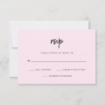 Modern minimalistisch script | Blush Weddenschap