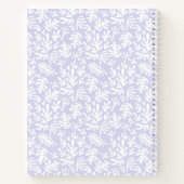 Modern minimalistisch script botanisch aangepaste  notitieboek (Achterkant)