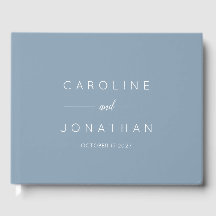 Modern Minimalistisch Script Custom Wedding Dusty 