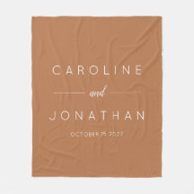 Modern Minimalistisch Script Custom Wedding Terrac