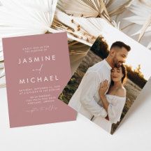 Modern minimalistisch script Dusty Roos foto bruil