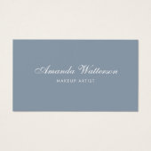 Modern Minimalistisch Script Dusty Roos visitekaar Visitekaartje (Voorkant)