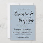 Modern minimalistisch script eenvoudige stoffige b kaart (Voorkant)