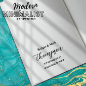 Modern Minimalistisch Script Handgeschreven Naam A Rubberstempel