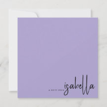 Modern minimalistisch script naam notitie van lave