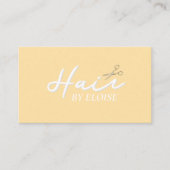 Modern Minimalistisch Script Professional Haarstyl Afsprakenkaartje (Voorkant)