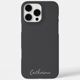 Modern minimalistisch script type naam iPhone 16 pro max hoesje