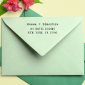 Modern minimalistisch script | Weddenschap Zelfinktende Stempel